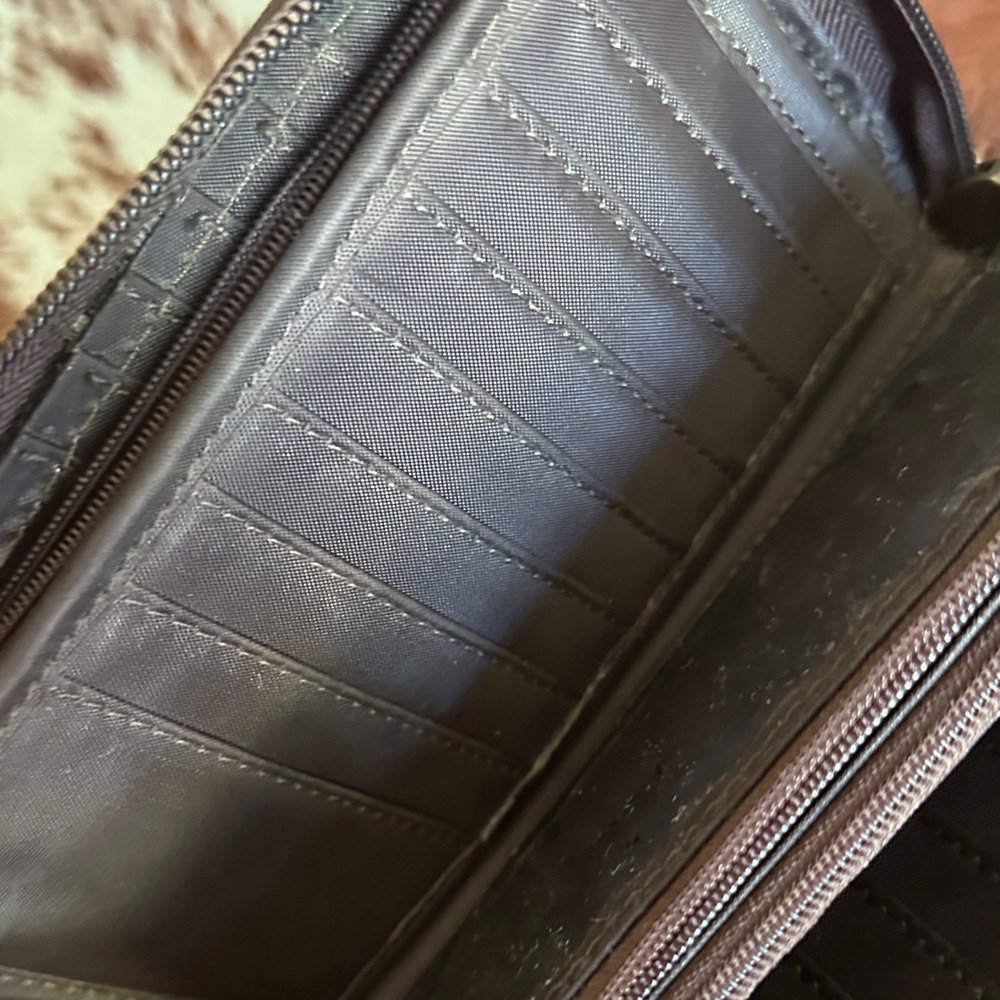 Elegant Tan and Brown Women's Clutch - Picture 4 of 5
